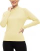 Women's long -sleeved shirt 1/4 zipper light sunscreen jacket